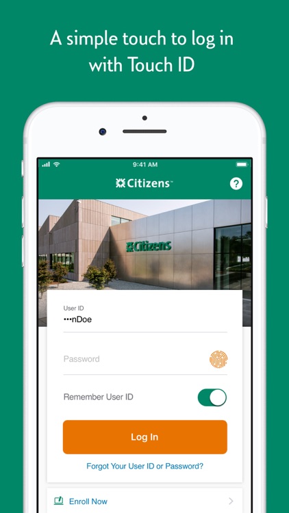 Citizens Bank Mobile Banking screenshot-0