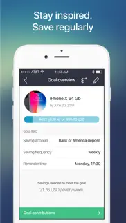 money box pro. savings goals iphone screenshot 3