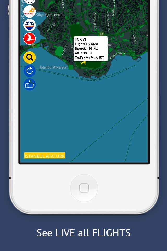 TR Tracker: Canlı Uçak Radarı screenshot 2