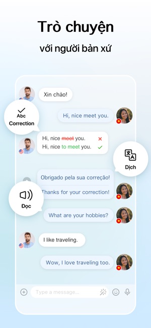 HelloTalk - tiếng anh giao ti‪ế‬