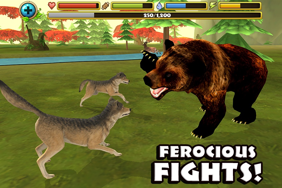 Wildlife Simulator: Wolf screenshot 2