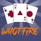 Whotfire is a simple Naija whot game in which you have a center card while players (2 players) are dealt 5-7 cards  which they are to find creative ways to empty their hands first following the whot Naija gameplay rules