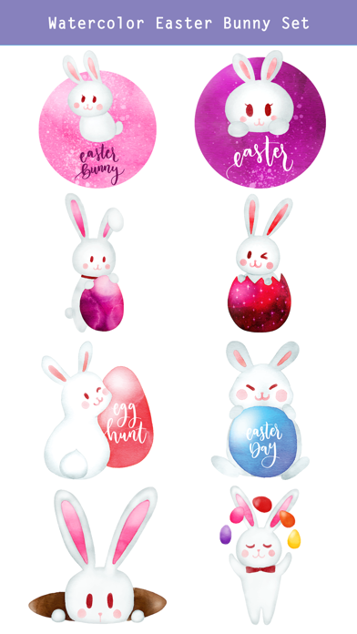 How to cancel & delete Watercolor Easter Day Stickers from iphone & ipad 4