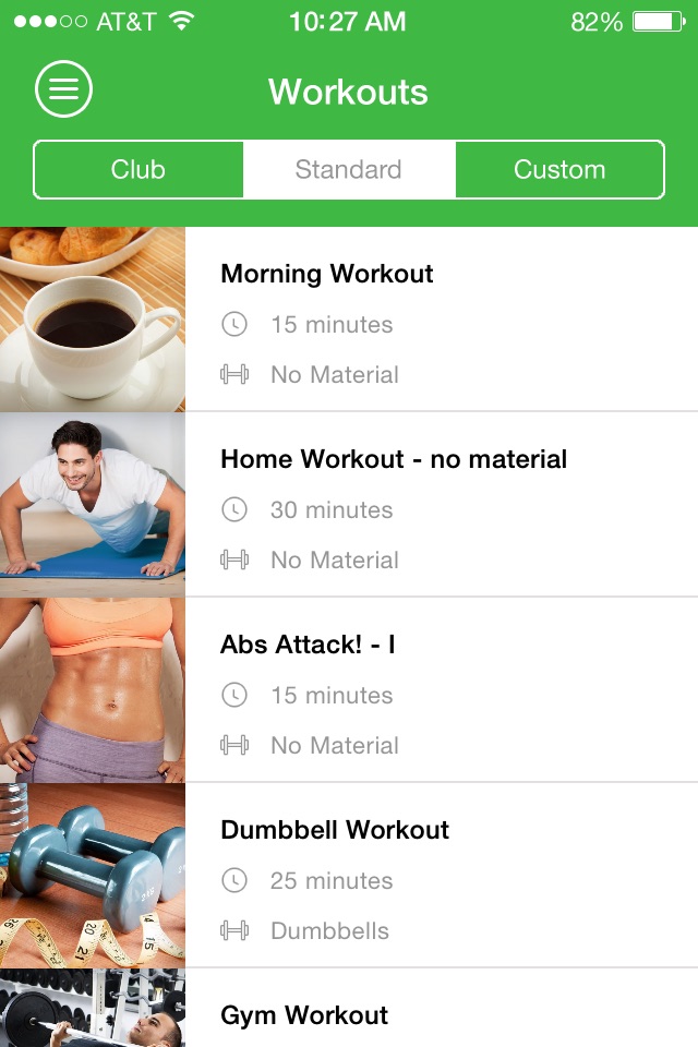 Duofit fitness and nutrition screenshot 3