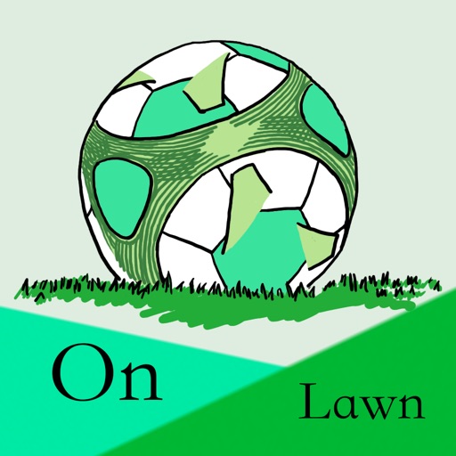 football on lawn