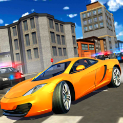 Speed Car Driving City