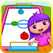 安娜公主冰上桌球-好玩的物理弹球游戏