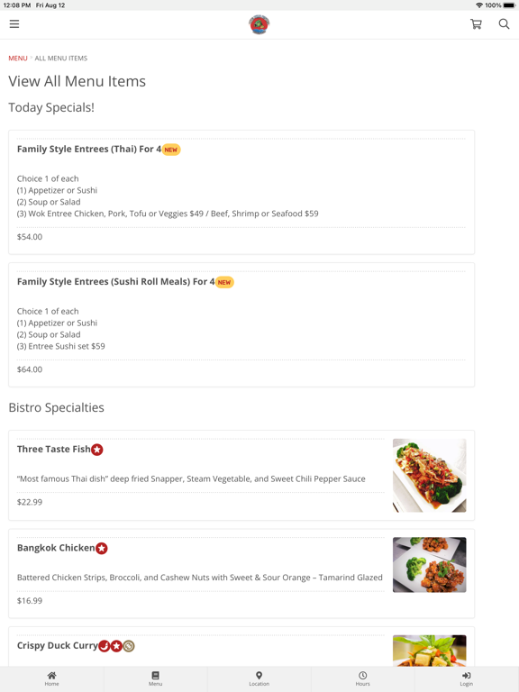 Thai Thai Bistro Sushi Bar screenshot 2