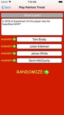Game screenshot Trivia for NE Patriots Fans apk