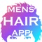 This is a camera application for men's hairstyles