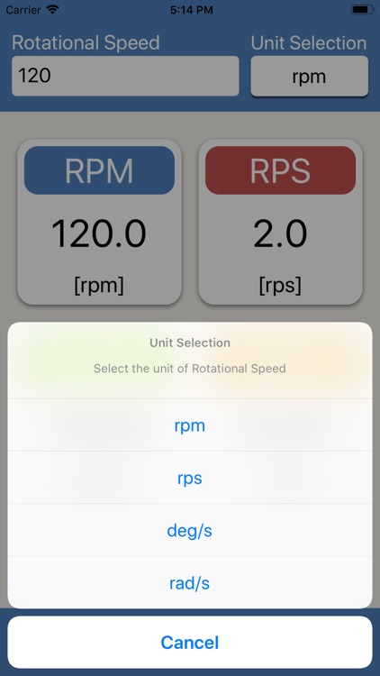 Rotational Speed Converter