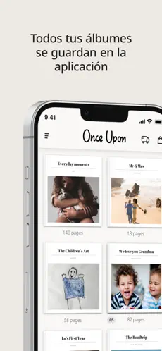 Captura de Pantalla 8 Once Upon | Álbumes, Fotolibro iphone