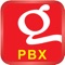 gTalk® PBX service offers a smart-phone app (application to do a number of useful functions at no additional cost)