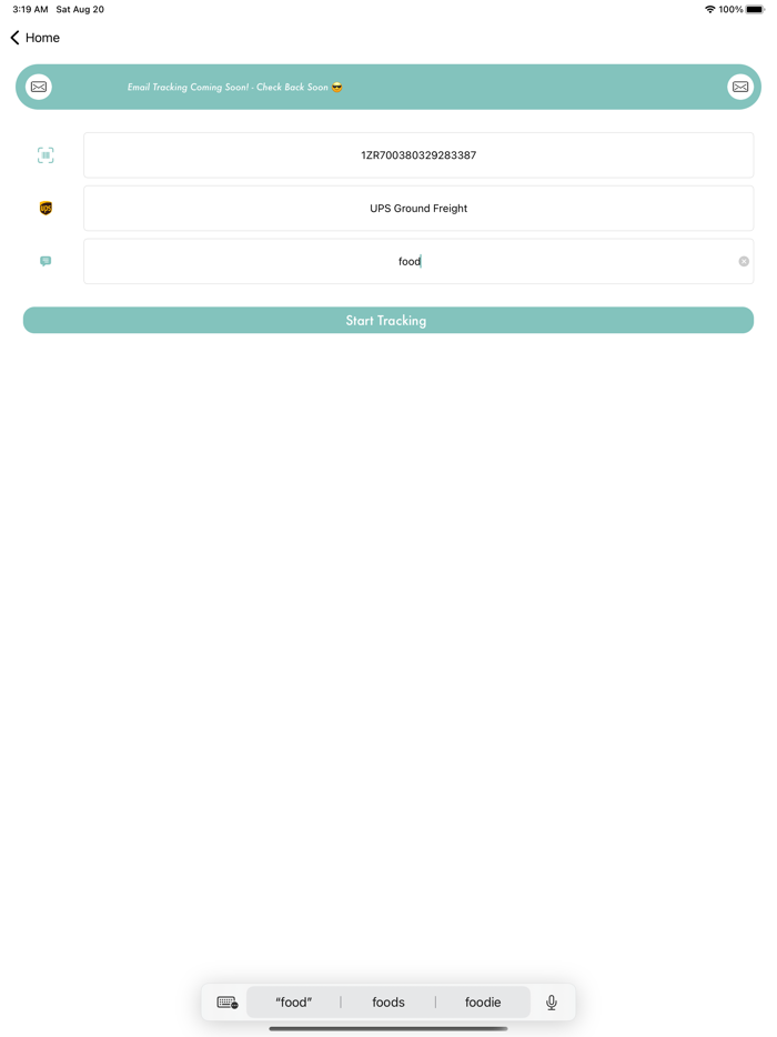 Track-it Package Tracker