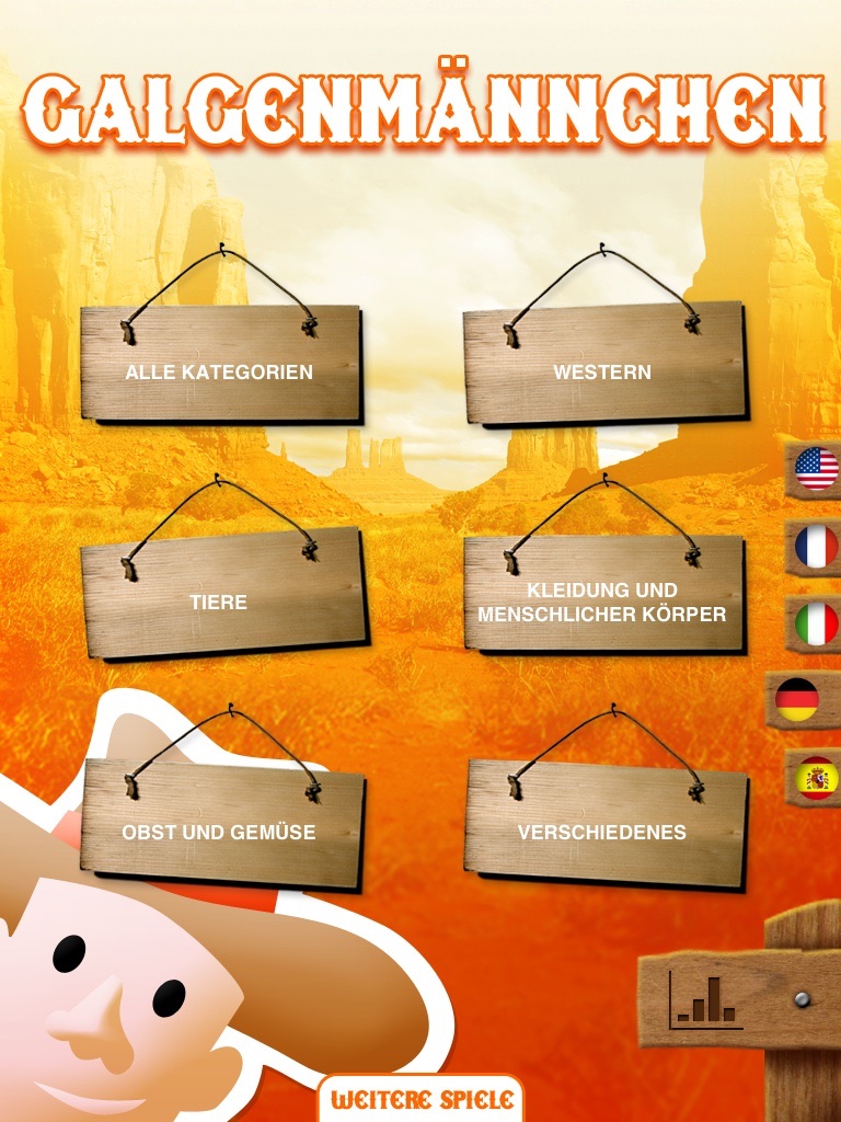 Hangman for kids HD screenshot 2