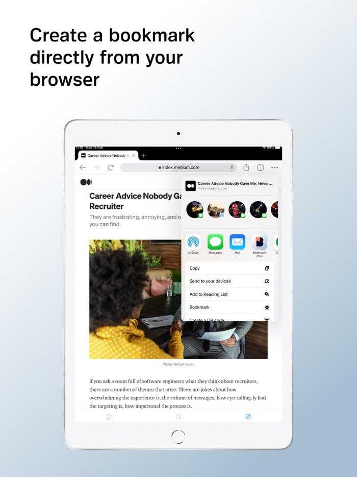 Bookmark PRO Fast Link Access