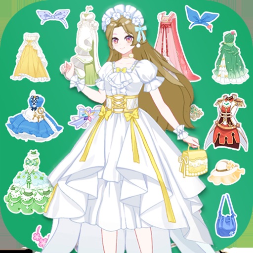 Vlinder Garden Dress Princess Icon