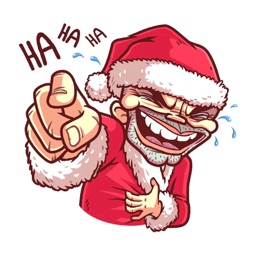 Christmas Santa - Xmas Sticker