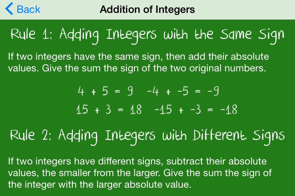 Basic Math Rules screenshot 3