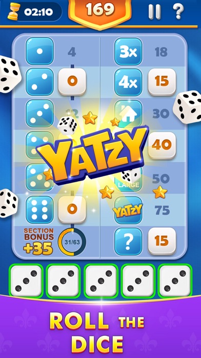 Yatzy Cash screenshot 1