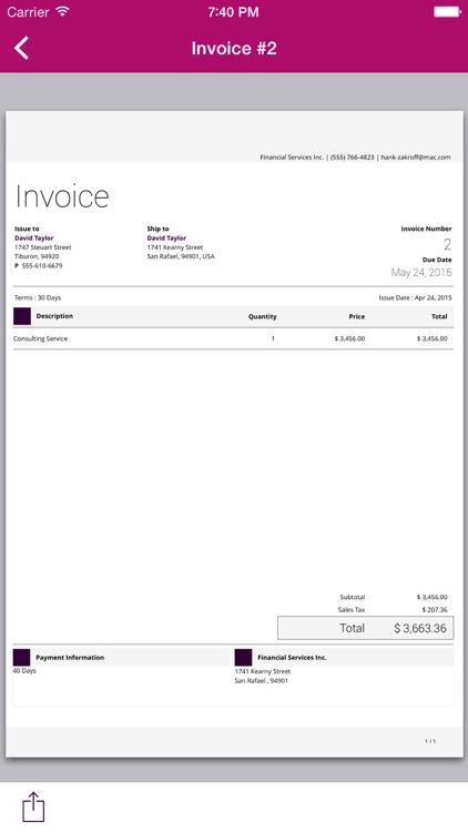 Invoice Center screenshot-4