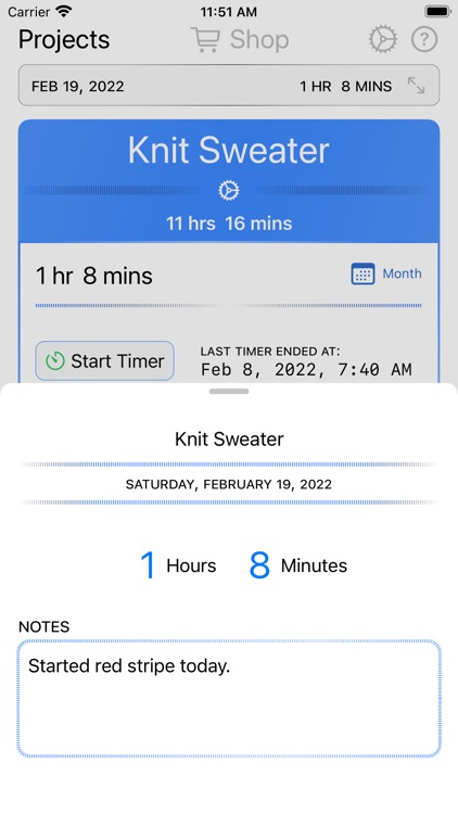 Simple Project Timer