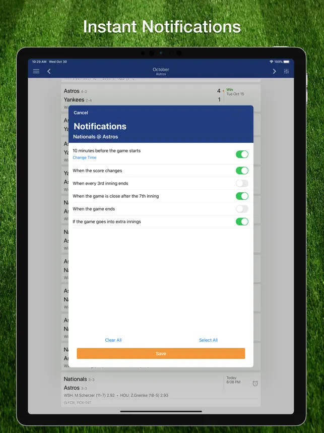 Captura 4 Scores App: for MLB Béisbol iphone