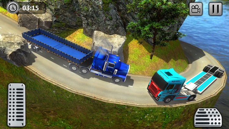 Gold Transporter Truck Drive screenshot-4