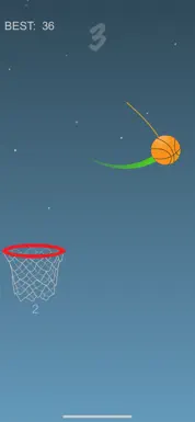 Rope Basketball - Screenshot 1