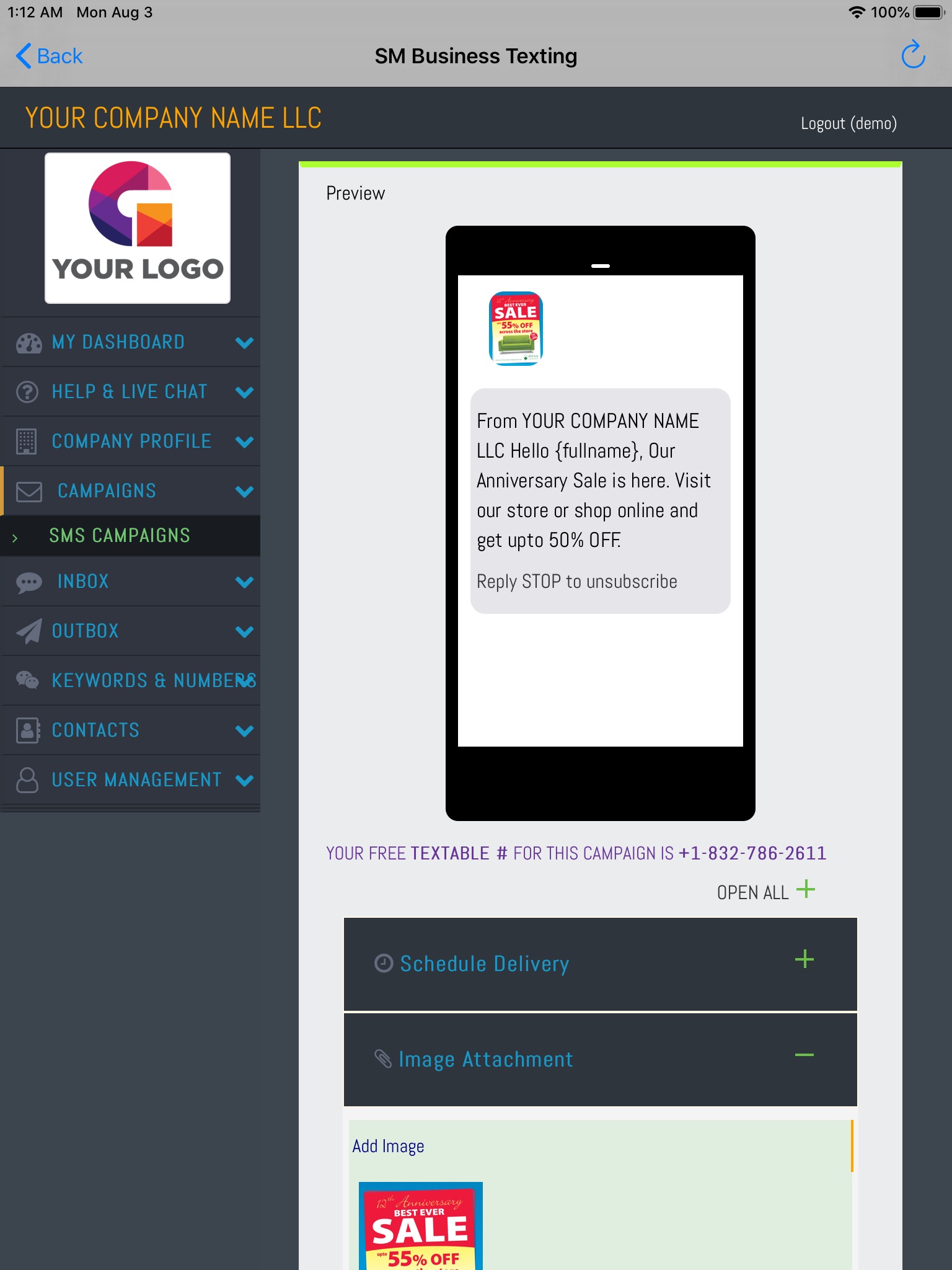 SMS Marketing Pro screenshot 3