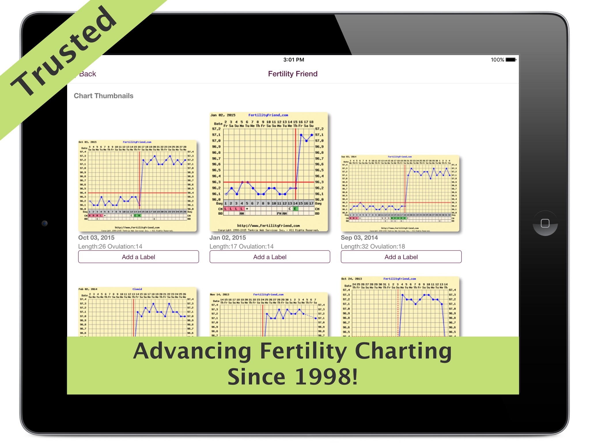 Fertility Friend FF App screenshot 2