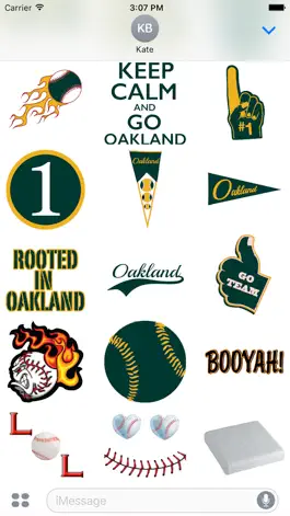 Game screenshot Oakland Baseball Sticker Pack hack
