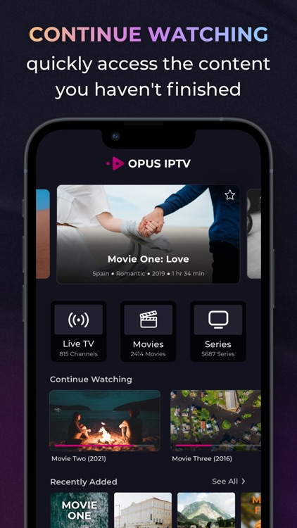 OPUS IPTV Player Watch Live TV screenshot-3