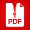 Icon pdf merge & split - join pdfs