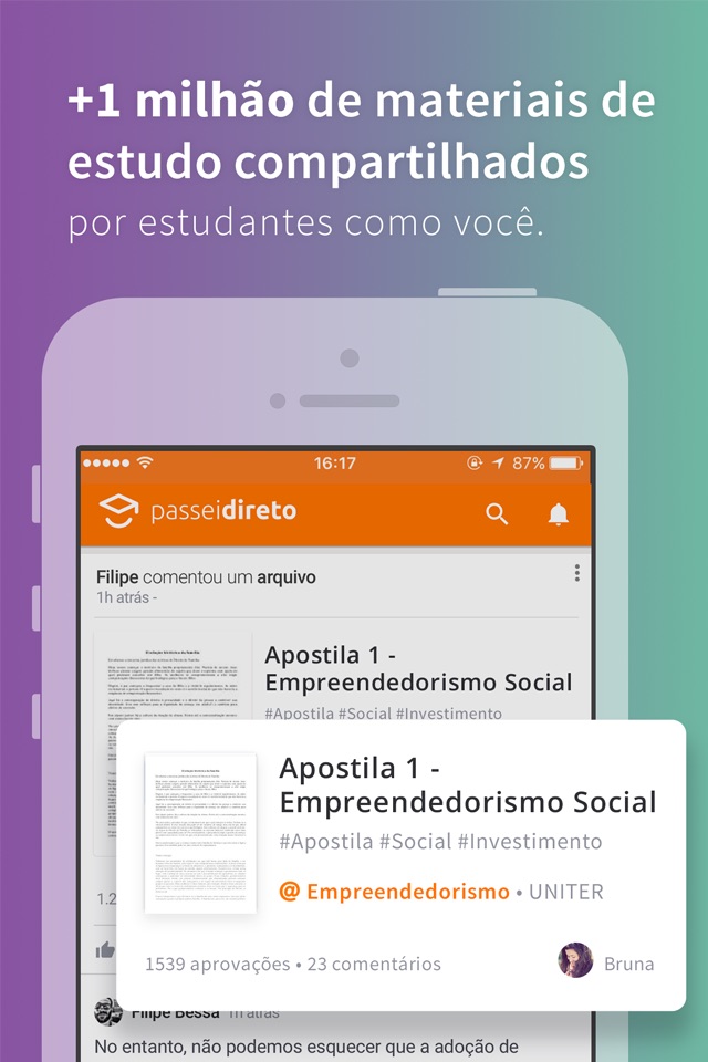 Passei Direto - App de Estudos screenshot 2