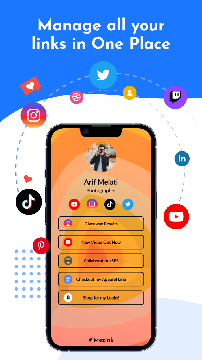 Mezink link in bio  tree link