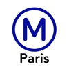 Icon Paris Metro Map.