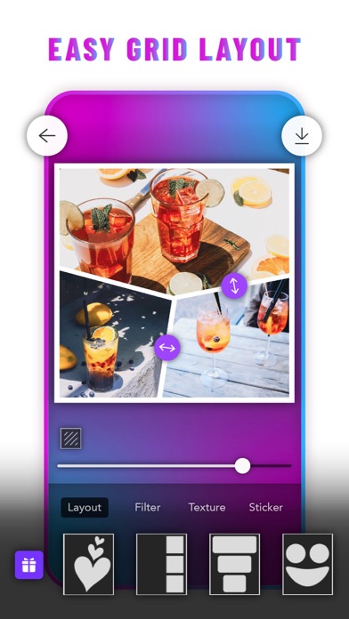 Mixoo - コラージュ,写真加工アプリ screenshot1