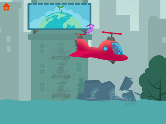Dinosaur Helicopter Kids Games screenshot 4
