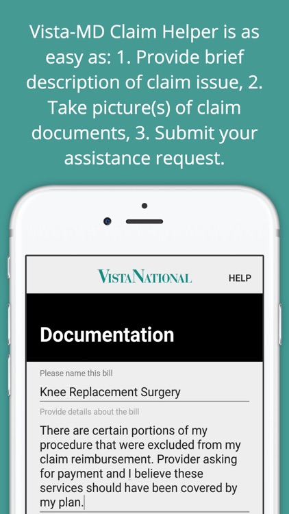 Vista-MD Claim Helper