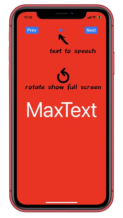 MaxText - full-screen / speech screenshot-4