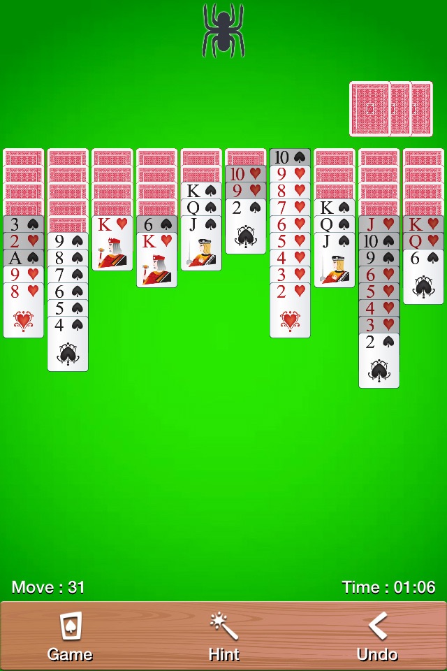 Simple Spider Solitaire screenshot 2