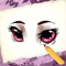 * Draw Anime Eyes - Cutest Eyes has collected a lot of various lessons