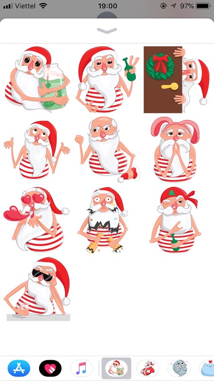 Christmas Santa Xmas Stickers