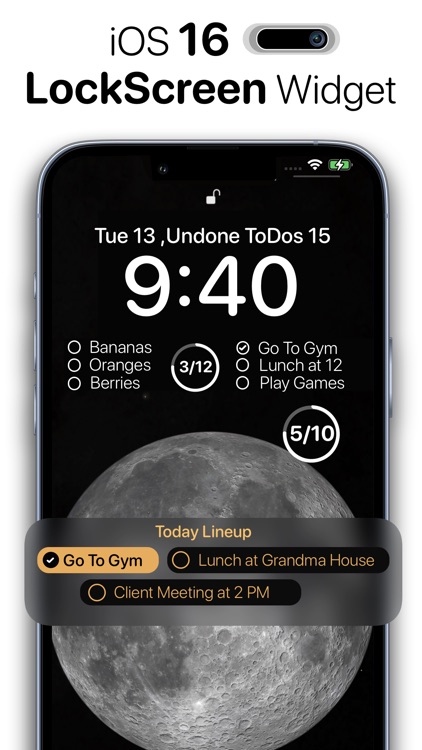 to do list widget ios 16