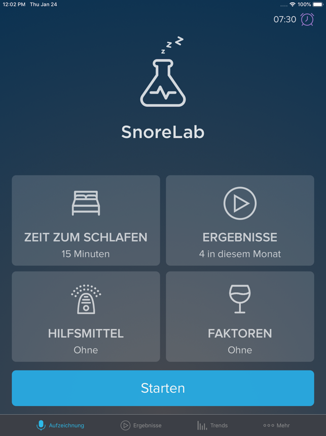 ‎SnoreLab Screenshot