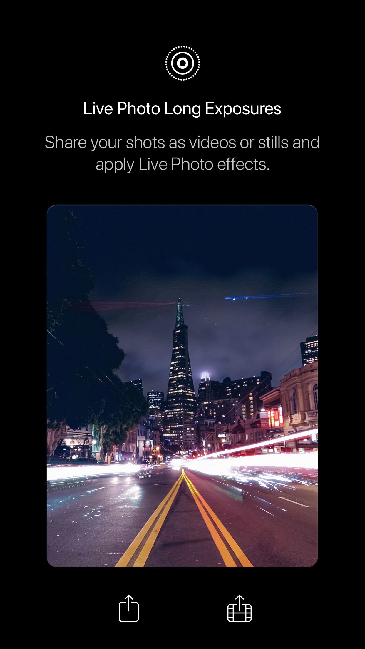 Screenshot do app Spectre Camera