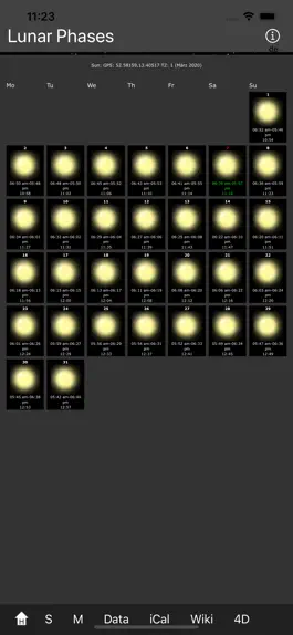 Game screenshot Lunar Phases apk