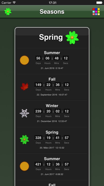 Seasons App screenshot-0