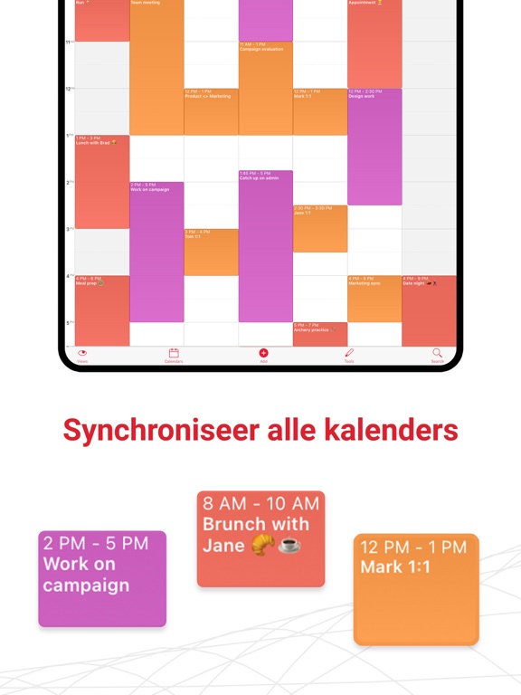 Week Calendar - Slimme Planner iPad app afbeelding 5